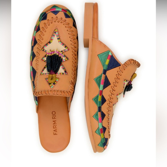 Farm Rio Colorful Stars Flat Mule - Picture 3 of 7